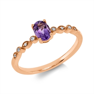 Ring 4er-Krappe 18 kt RG