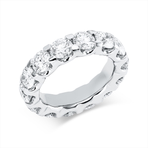 Infinity Memoire Ring  18kt Weißgold Premium Edition, 14 GIA's mit 7,06ct Diamanten