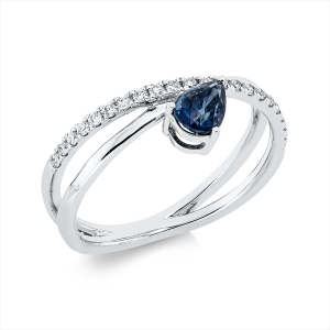 Ring 3er-Krappe 18 kt WG