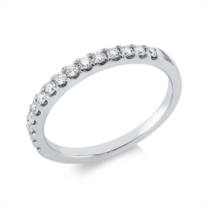 Memoire halb Ring  18kt Gelbgold mit 0,28ct Diamanten