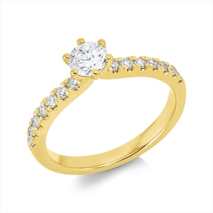 Ring 6er-Krappe 14 kt GG