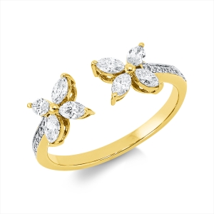 Ring 18 kt GG+WG