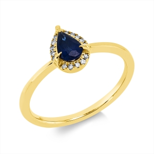 Ring 3er-Krappe 18 kt GG