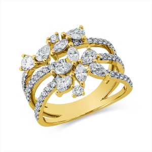 Ring 18 kt GG+WG