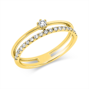 Ring 18 kt GG