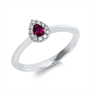 Ring 3er-Krappe 18 kt WG
