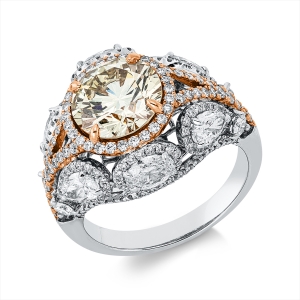 Ring 18 kt WG+RG