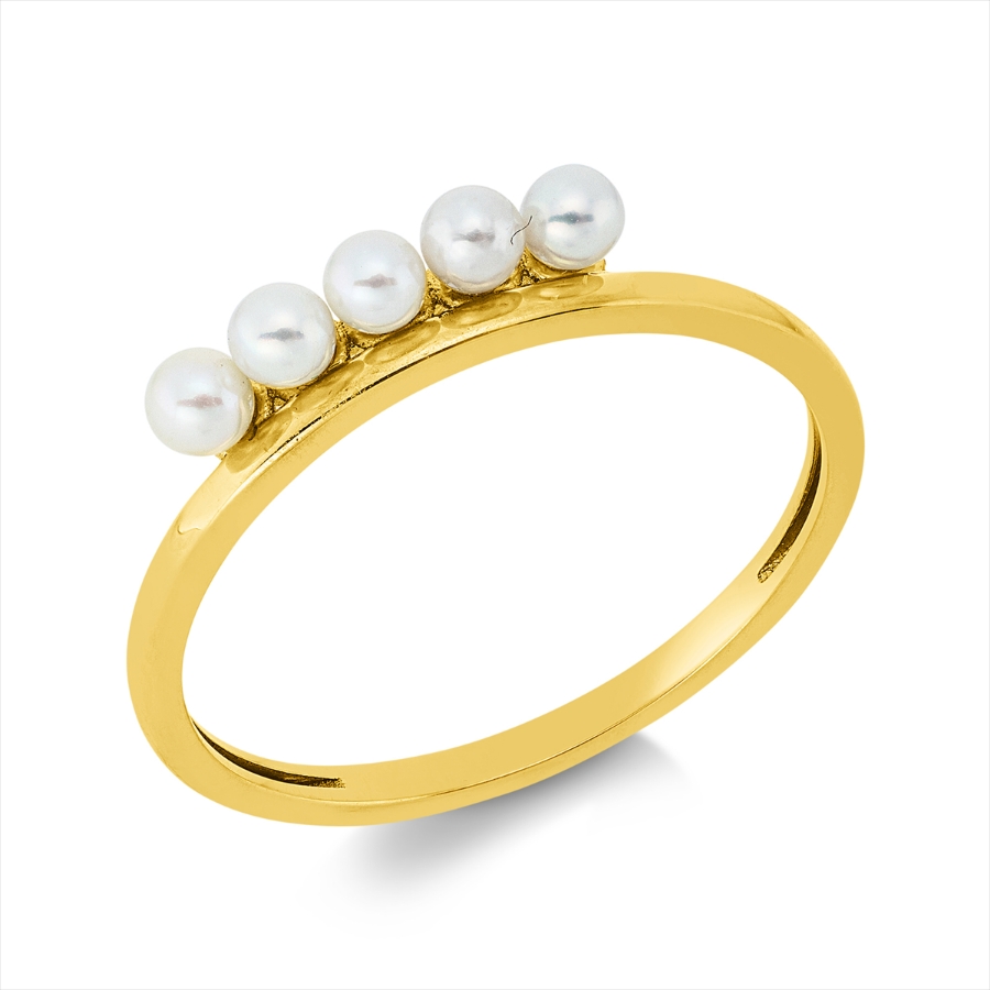 Ring  18kt Gelbgold mit 0,00ct Diamanten