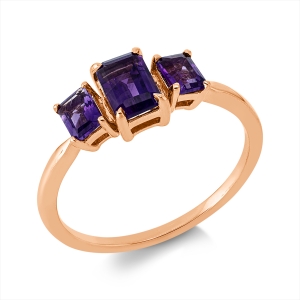 Ring 4er-Krappe 18 kt RG