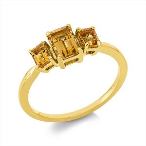 Ring 4er-Krappe 18 kt GG