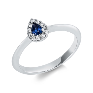 Ring 3er-Krappe 18 kt WG