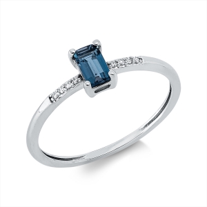 Ring 4er-Krappe 18 kt WG