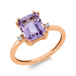 Ring 4er-Krappe 18 kt RG