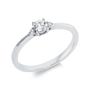 Ring 4er-Krappe 18 kt WG