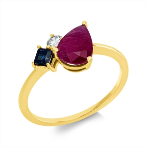 Ring 18 kt GG