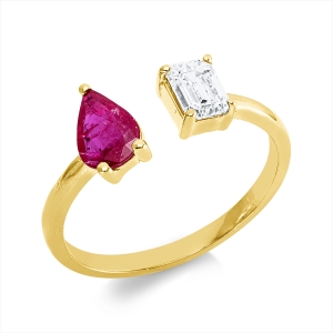 Ring 18 kt GG