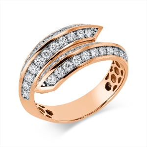 Ring 18 kt RG+WG