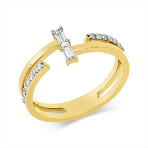 Ring 18 kt GG+WG