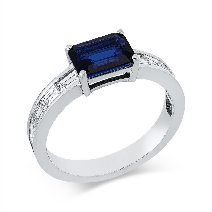 Ring 4er-Krappe 18 kt WG