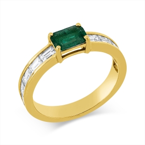 Ring 4er-Krappe 18 kt GG