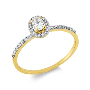 Ring 18 kt GG+WG