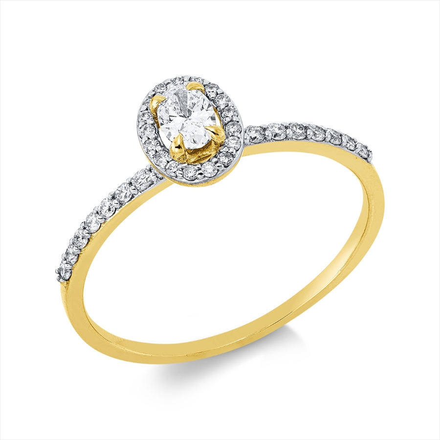 Ring 18 kt GG+WG