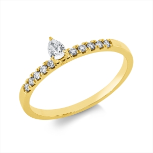 Ring 3er-Krappe 18 kt GG