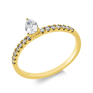Ring 3er-Krappe 18 kt GG