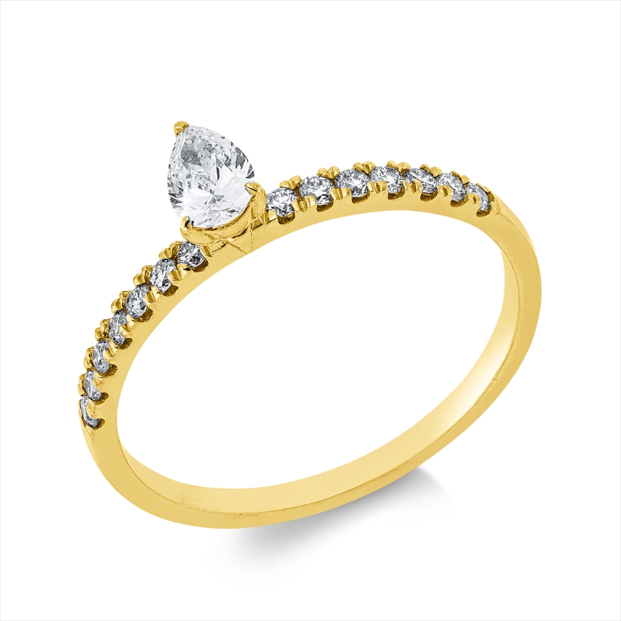 Ring 3er-Krappe 18 kt GG