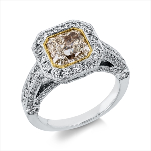 Ring 18 kt WG+GG