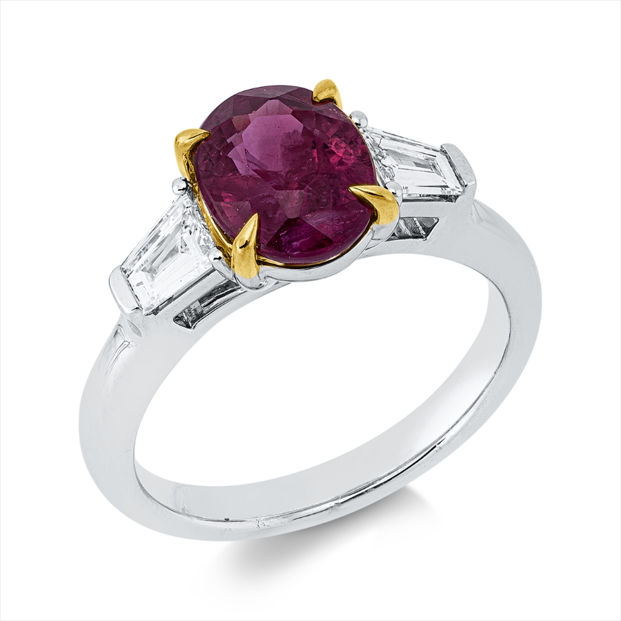 Ring 18 kt WG+GG