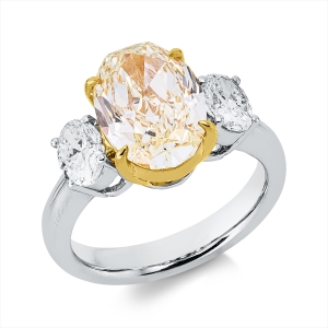 Ring 18 kt WG+GG, GIA 2225513815