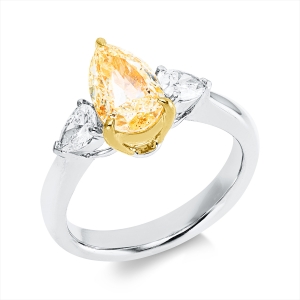Ring 18 kt WG+GG, GIA 2225128292