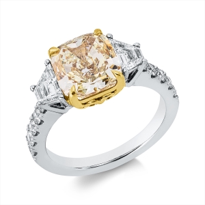 Ring 18 kt WG+GG, GIA 6227646071