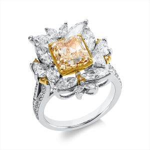 Ring 18 kt WG+GG