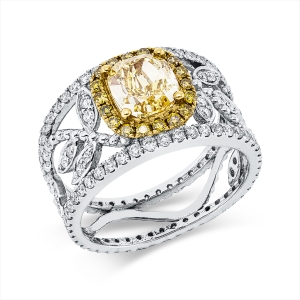 Ring 18 kt WG+GG
