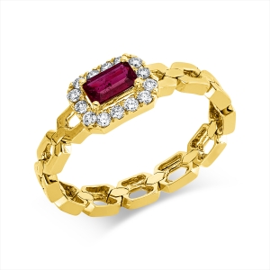 Ring 18 kt GG