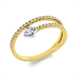 Ring 18 kt GG+WG