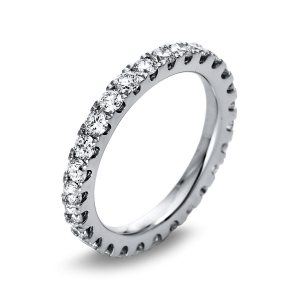 Infinity Memoire Ring  14kt Weißgold mit 1,40ct Diamanten