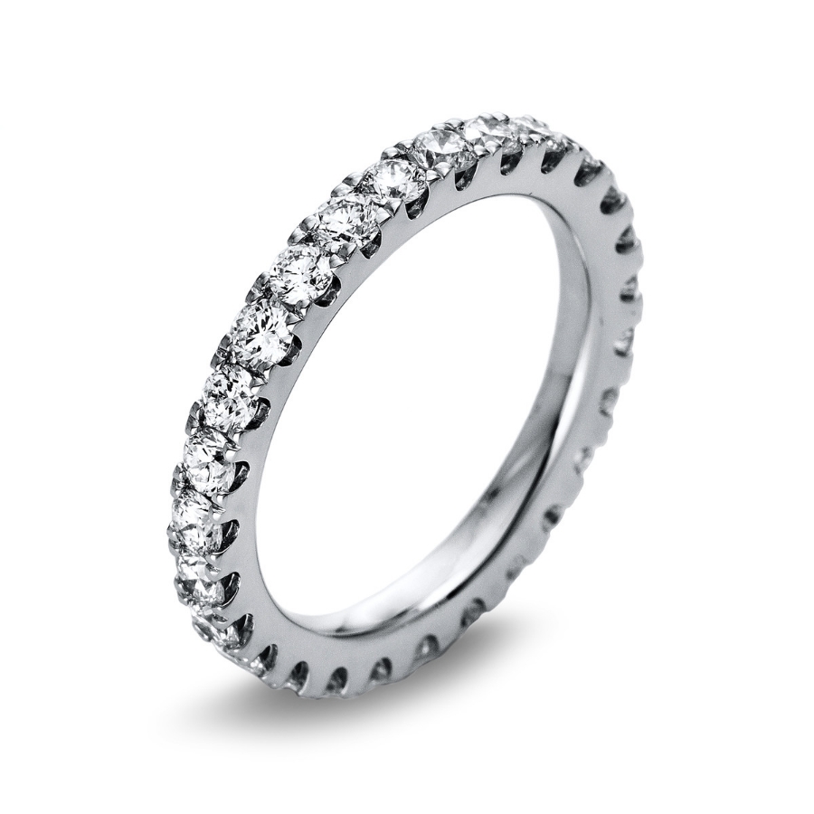 Infinity Memoire Ring  14kt Weißgold mit 1,40ct Diamanten