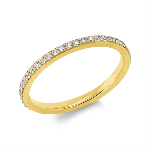 Infinity Memoire Ring  18kt Gelbgold mit 0,40ct Diamanten