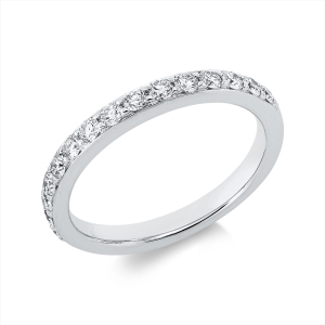 Memoire halb Ring  18kt Gelbgold mit 0,50ct Diamanten
