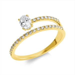 Ring 18 kt GG