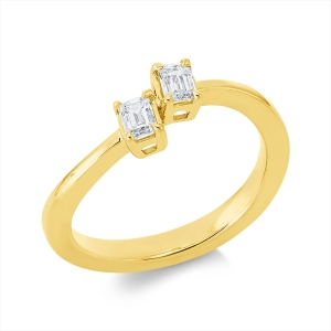 Ring 4er-Krappe 18 kt GG