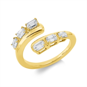 Ring 4er-Krappe 18 kt GG