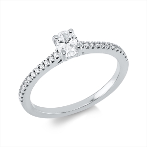 Ring 4er-Krappe 18 kt GG