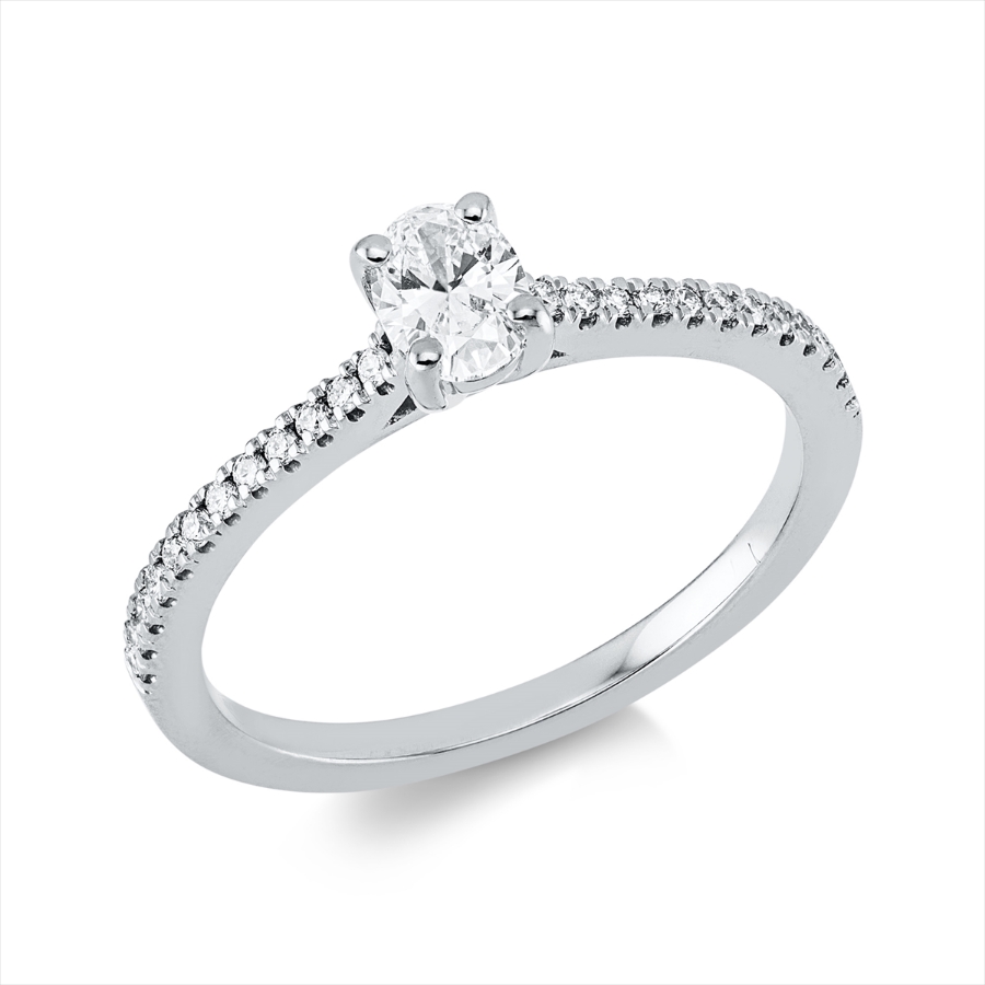 Ring 4er-Krappe 18 kt GG