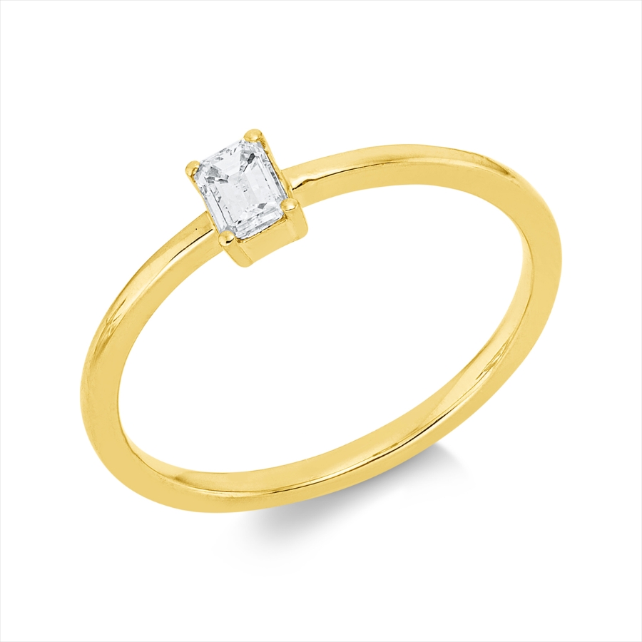 Ring 4er-Krappe 18 kt GG