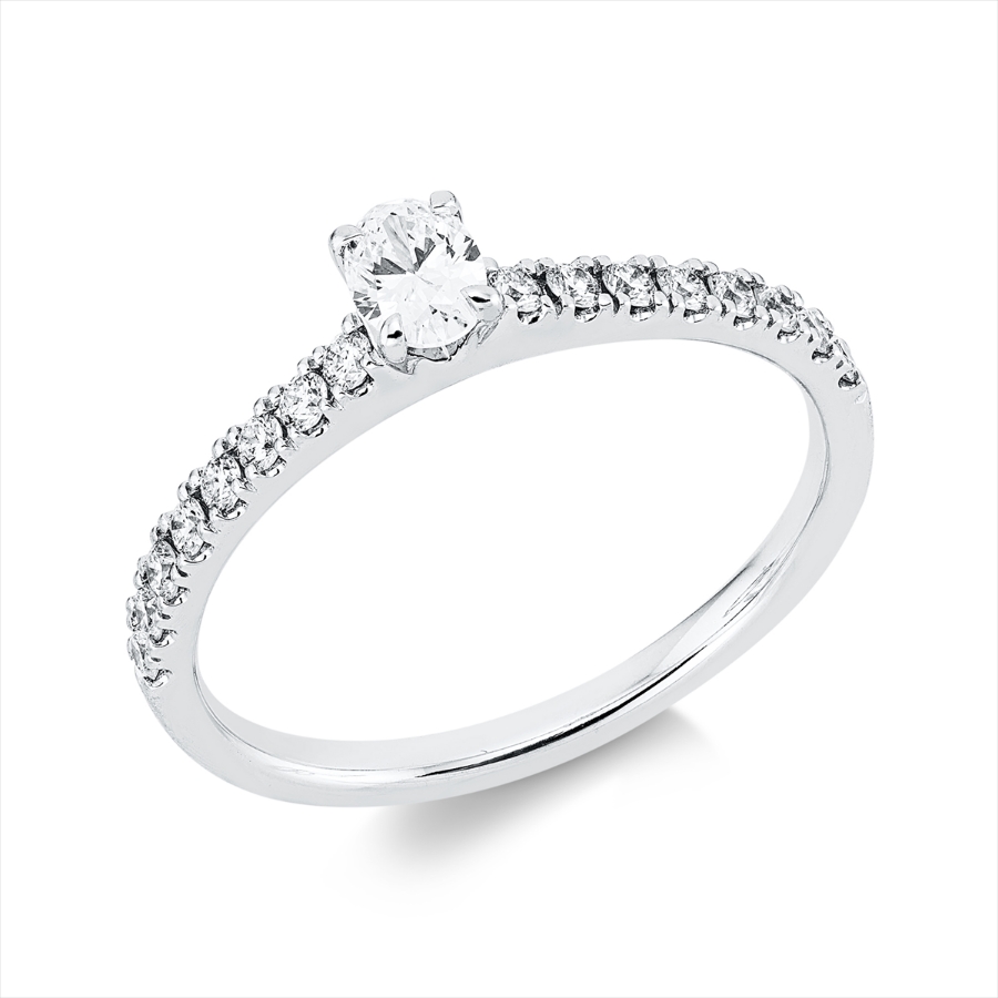Ring 4er-Krappe 18 kt WG