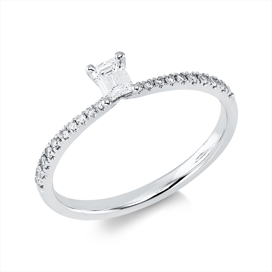 Ring 4er-Krappe 18 kt WG